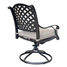 Night Aluminum Dining Swivel Rocker Chair, Includes All-Weather Cushion & Delivered Free.