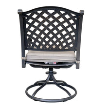 Night Aluminum Dining Swivel Rocker Chair, Includes All-Weather Cushion & Delivered Free.