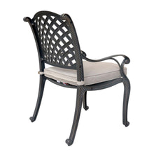 Night Aluminum Dining Arm Chair, Includes All-Weather Cushion & Delivered Free.