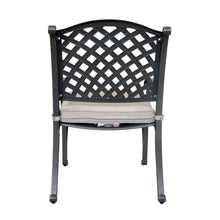 Night Aluminum Dining Arm Chair, Includes All-Weather Cushion & Delivered Free.