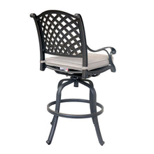 Cast Dessert Night Aluminum Bar Stool With Cushion
