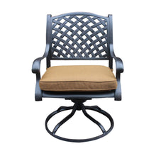 Aluminum Dining Swivel Rocker, Includes All-Weather Cushion & Delivered Free.