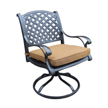 Aluminum Dining Swivel Rocker, Includes All-Weather Cushion & Delivered Free.
