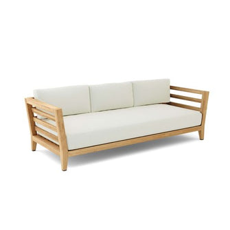 Prominent 4-Piece Sofa Set in Teak, Modern Classic Design Creates An Aesthetic Patio That'll Impress Your Friends & Family.