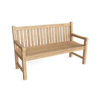 Remarkable 4-Piece Raw Teak Bench Set, Seats 5 People, Delivered Free In 5 - Working Days.