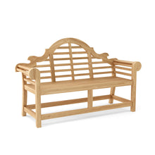 Unique Marlborough 2-Seater Bench, 41 H x 66 W x 25 L, Crafted In Teak & Sanded Smooth To Natural Form, Arrives In 5 - 9 Working Days.