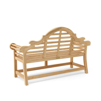 Unique Marlborough 2-Seater Bench, 41 H x 66 W x 25 L, Crafted In Teak & Sanded Smooth To Natural Form, Arrives In 5 - 9 Working Days.