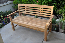 Sakura 2-seater Bench, 35 H x 56.5 W x 23 L, Crafted In Solid Teak, Arrives In 5-9 Working Days Fully Assembled, Delivered Free.