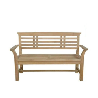 Sakura 2-seater Bench, 35 H x 56.5 W x 23 L, Crafted In Solid Teak, Arrives In 5-9 Working Days Fully Assembled, Delivered Free.