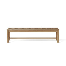 Raw Teak 4-Seater Bench, 18 H x 71 W X 17 D, Arrives In 5 - 9 Working Days.