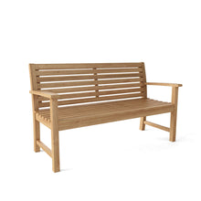 Victoria 3-Seater Bench, 36 H x 59 W x 26 L, Crafted Solid In Teak w/Tenon Joints, Arrives In 5-9 Working Days