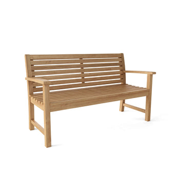 Raw Teak 4-Piece Conversation Set, 36 H x 59 W x 26 L, Water-base Seal For Protection, Arrives In 5 - 9 Working Days.