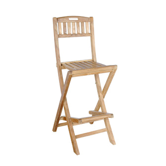 Folding Bar Chair, 45 H x 22 D x 18 L, Arrives Fully Assembled in 5 - 9 Working Days, Delivered Free
