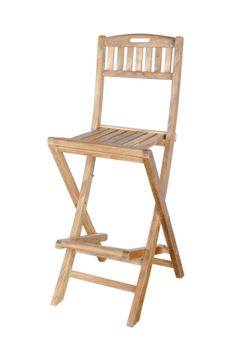 Folding Bar Chair, 45 H x 22 D x 18 L, Arrives Fully Assembled in 5 - 9 Working Days, Delivered Free