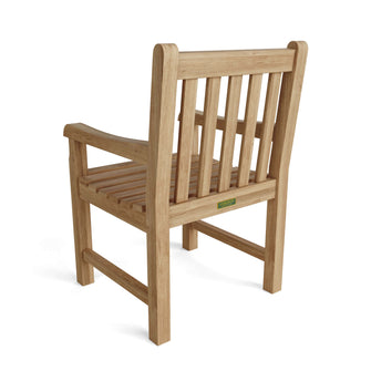 Windsor Classic 5-Piece Dining Set, Crafted In Solid Teak & Sanded Smooth To Original Form, Arrives In 5 - 9 Working Days.