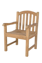 New Chelsea Dining Armchair, 36 H x 22 W x 23 D, Crafted In Raw Solid Teak, Arrives Free In 5 - 9 Days.