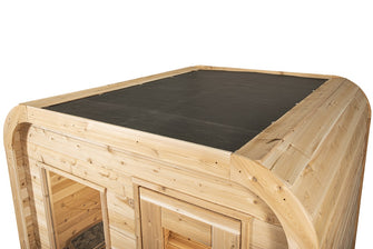 Dundalk CT Luna Sauna, Seats 2 - 4 People. Hand Made In Canada From White Cedar & Delivered Free.