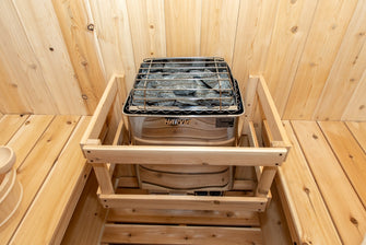 CT Harmony Barrel Sauna, Seats 2-4 People, Made In Canada From White Cedar & Delivered Free.