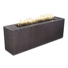 72" Rectangular Carmen Fire Pit - Copper - Match Lit - Natural Gas