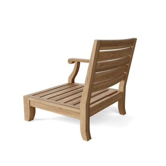 Nimble 4-Piece Sectional in Teak, Creates An Aesthetic Patio Even If You Don't Like To Entertain.
