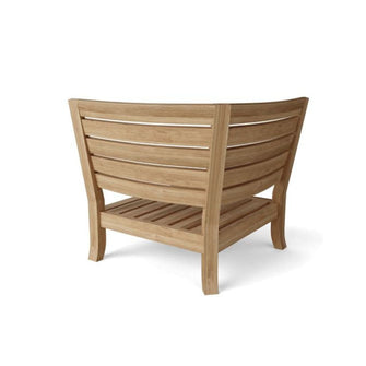 Handsome 5-Piece Sectional in Teak, Radiates Quality At First Glance, Allows You To Bask In Comfort Without a Vacation.