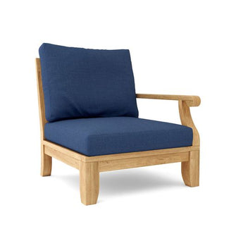 Nimble 4-Piece Sectional in Teak, Creates An Aesthetic Patio Even If You Don't Like To Entertain.