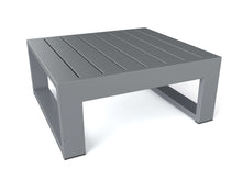 Lucca Aluminium Side Table, 11 H x 26 W x 24 L, Arrives in 5-9 Working Days Fully Assembled.