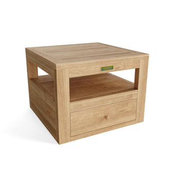 Copacabana Side Table, 24"W X 24"D X 18"H., Delivered Free, Arrives in 5-9 Working Days Fully Assembled.