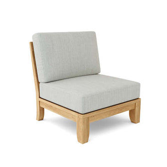 Nimble 4-Piece Sectional in Teak, Creates An Aesthetic Patio Even If You Don't Like To Entertain.