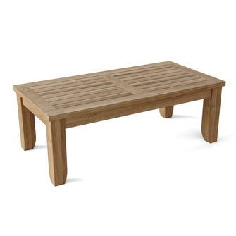 Luxe Rectangle Coffee Table, 17 H x 23 D x 47 L, Delivered Free, Arrives in 5-9 Working Days For Easy Assembly.