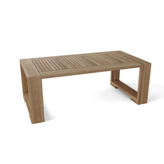 Capistrano Rectangular Coffee Table, 18 H x 26 W x 50 L, Delivered Free, Arrives in 5-9 Working Days For Easy Assembly.