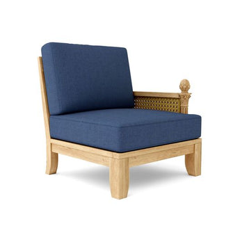 Divine 6-Piece Sectional in Teak Rests Your Mind, Body & Spirit, Aesthetic Design Creates a Musing Alcove At Home.