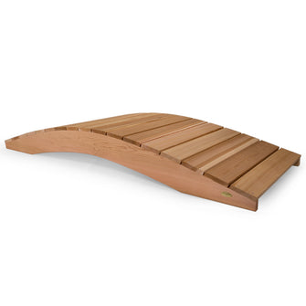 Cedar Garden Bridge - Handcrafted In Canada With Rot Resistant, Untreated, Western Red Cedar.