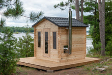 Dundalk CT Georgian Cabin Sauna, Seats Up To 6 People, Hand Made In Canada From White Cedar & Delivered Free.