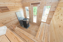Dundalk CT Georgian Cabin Sauna, Seats Up To 6 People, Hand Made In Canada From White Cedar & Delivered Free.
