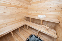 Dundalk CT Georgian Cabin Sauna, Seats Up To 6 People, Hand Made In Canada From White Cedar & Delivered Free.