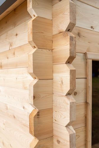 Dundalk CT Georgian Cabin Sauna, Seats Up To 6 People, Hand Made In Canada From White Cedar & Delivered Free.