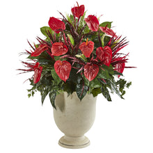27" Artificial Roses Arrangement w/Cylinder Vase - Low Maintenance, Life-Like & Vibrant Silk Flowers For Busy People.