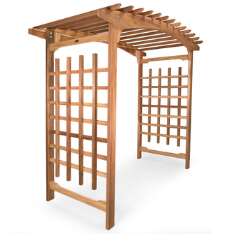 Cedar Pagoda Arbor Handcrafted In Canada With Rot Resistant, Untreated, Western Red Cedar.