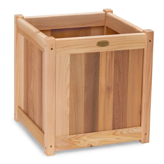 Cedar Planter Box - Handcrafted In Canada With Rot Resistant, Untreated, Western Red Cedar.