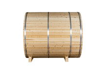 Dundalk Serenity MP Barrel Sauna, Made In Canada From White Cedar & Tempered Glass, Delivered Free.