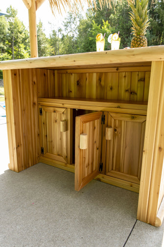 Southern Fantasy Tiki Bar Kit, Seats 4-5 Guests, Perfect For Memorable Occasions, Easily Assembled & Delivered Free.