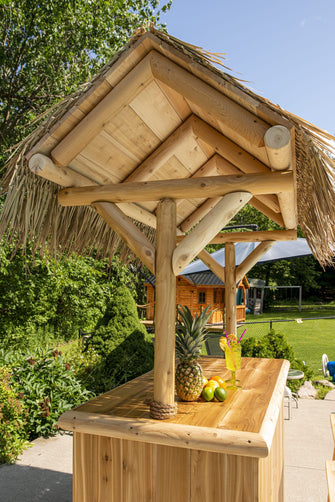 Southern Fantasy Tiki Bar Kit, Seats 4-5 Guests, Perfect For Memorable Occasions, Easily Assembled & Delivered Free.