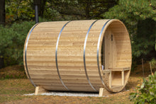 Dundalk CT Serenity Barrel Sauna, Hand Made In Canada From White Cedar & Delivered Free.