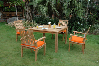 Windsor Brianna 5-Piece Dining Set In Teak, Arrives & 5-9 Working Days & Delivers Free.