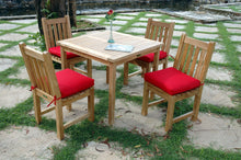 Bahama Classic 5-Piece Dining Set, 29.5 H x 35 W x 35 L, Delivered In 5-9 Working Days, Seats 4 People.