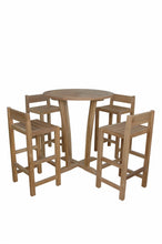 Descanso Sedona 5-Pieces Bar Set, Crafted In Solid Teak & Sanded Smooth To Natural Form, Arrives Free In 5 - 9 Working Days.