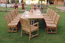Toast-Worthy Valencia Rialto 15-Piece Dining Set, Crafted Solid With Teak, Perfect For Memorable Events With Friends & Family.