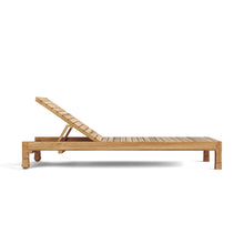 Smooth South Bay Sun Lounger, 11 H x 27.5 W x 79 L, Crafted From A-Grade Teak, Delivered Free & Arrives In 5-9 Working Days