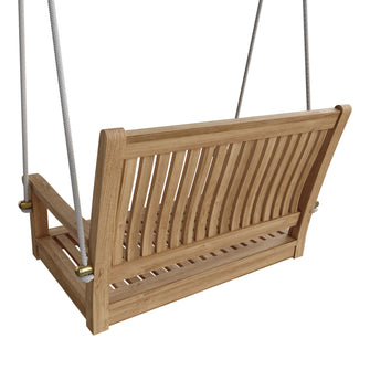 Del-Amo 36" Straight Swing Bench, 24 H x36 W x 26 D, Includes 35 Foot White Rope, Arrives In 5-9 Working Days.